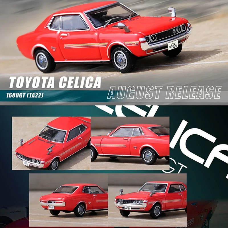 

INNO 1:64 Model Car CELICA 1600 GT (TA22) Alloy Die-Cast Vehicle - Red Collection