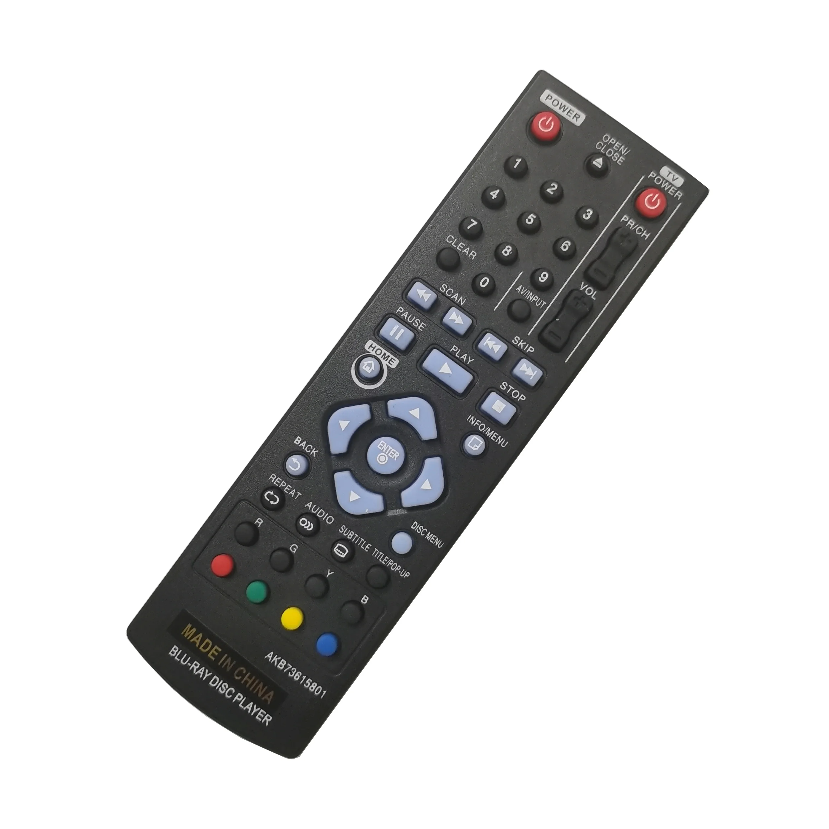 NEW Remote Control AKB73615801 for Blu-Ray DVD Player  BD670 BD560 BD550 BD620 BP125 BP200 BP325