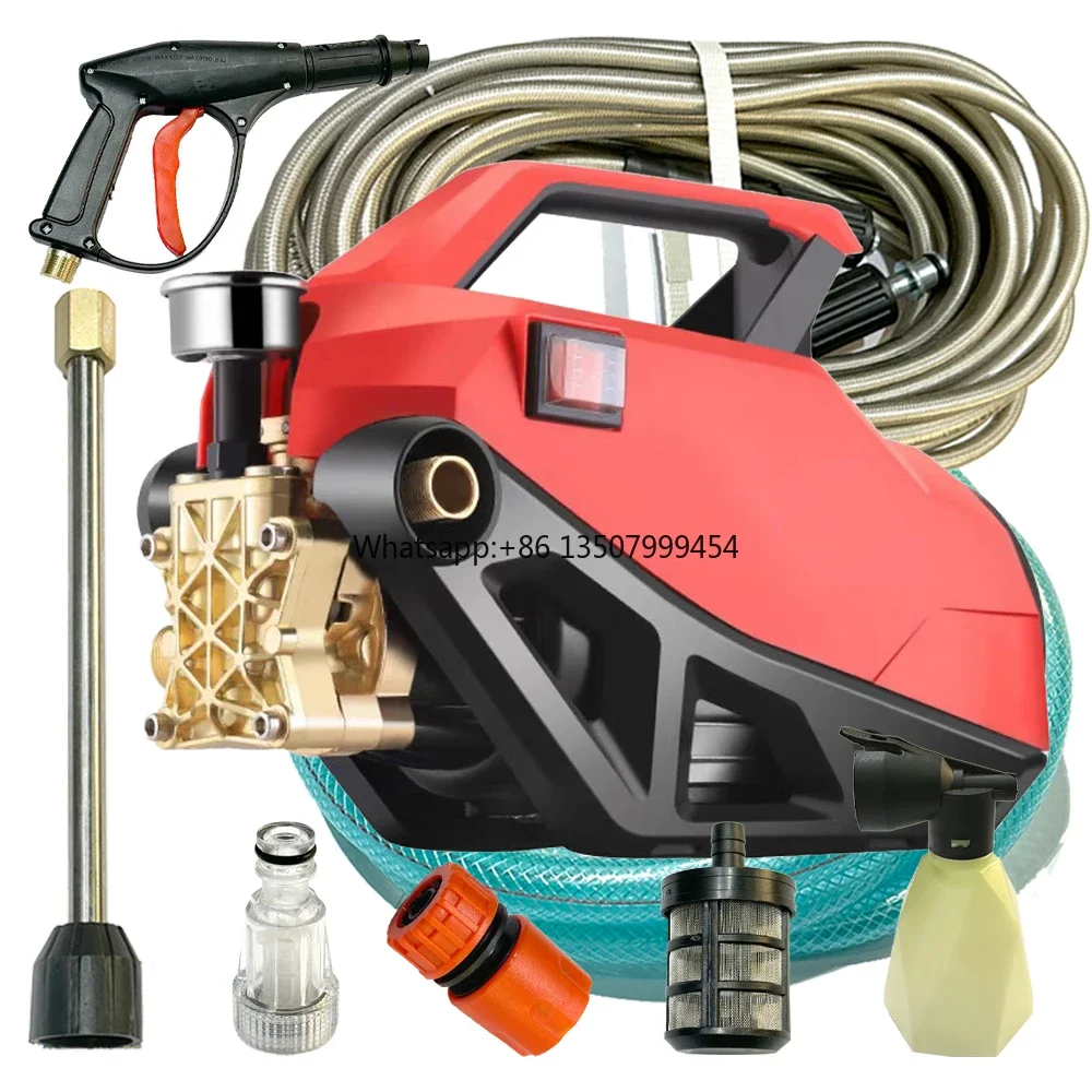 

Waterproof Mini Portable Household 220V Electric Handheld Automatic Car Washer Jet Machine High Pressure for Floor Garden