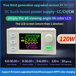 XY-SK60X/SK120X 60W/120W CNC regulowany regulator napięcia stałe napięcie stały prąd moduł ładowania słonecznego obsługa MPPT