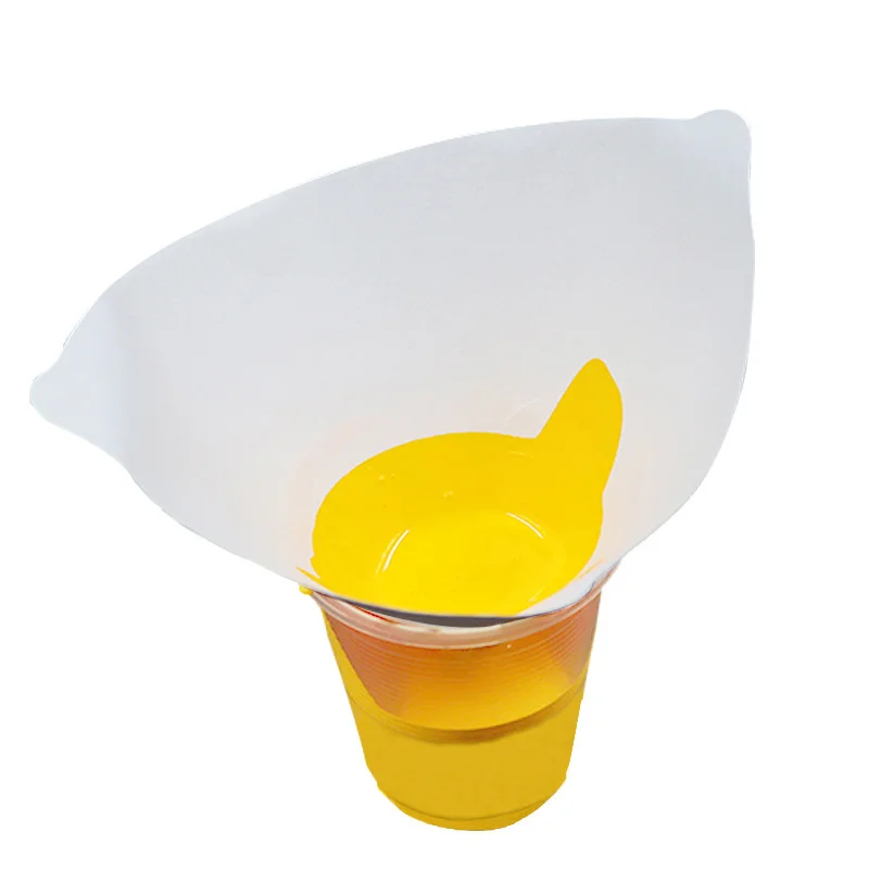 10pcs Paint Filter Papers Car Paint Spray Mesh Paper Filter Funnel Strainer Disposable Conical Straining Funnel