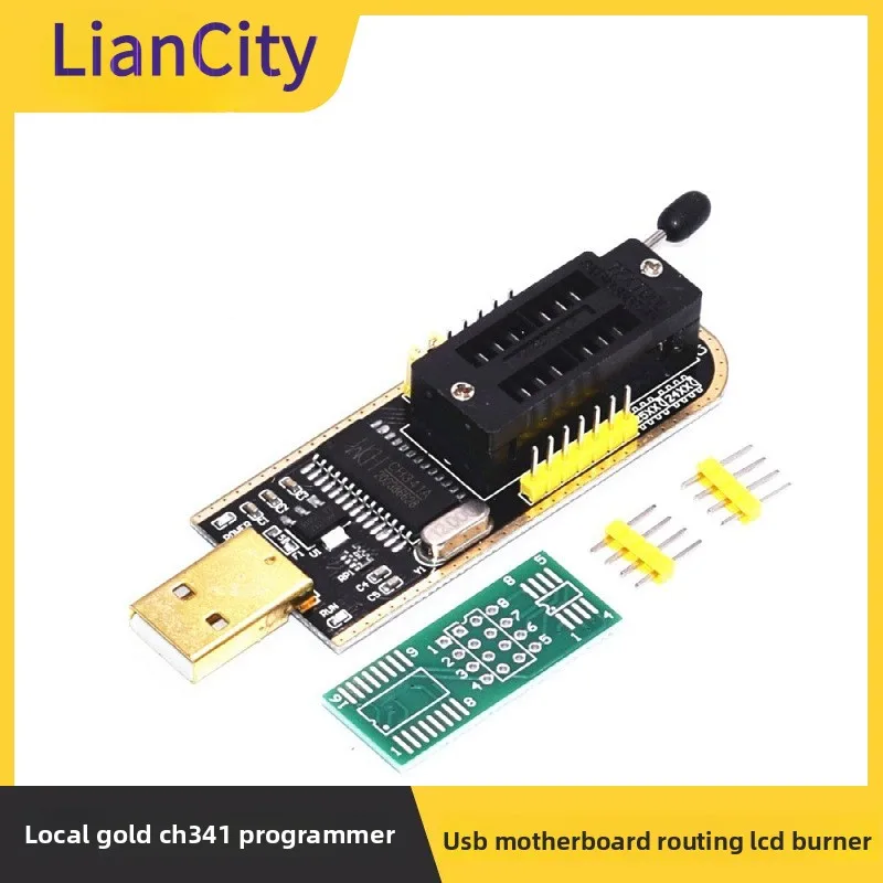 USB Programmer CH341A Local Gold Motherboard BIOS LCD FLASH 24 25 Series