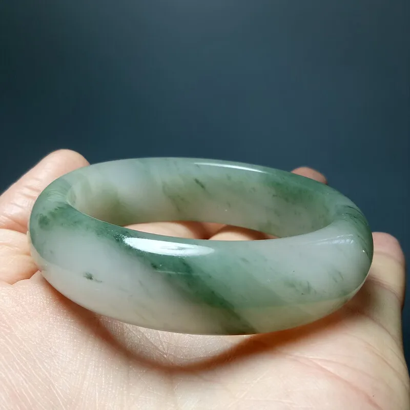 

Jade Gobi Yutianshan Cui Gold Silk Jade Kunlun Cui Bracelet