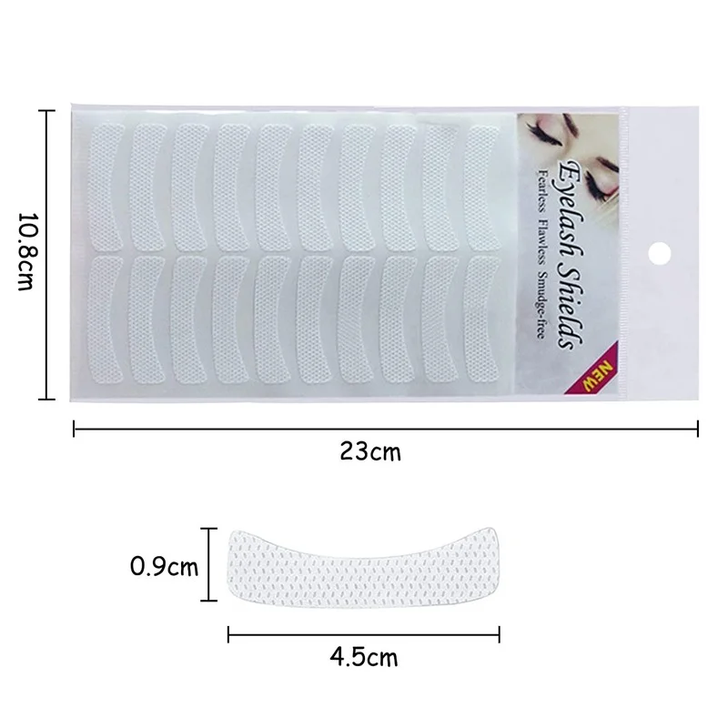 100 pçs remendos de maquiagem não tecidos fita de extensão de cílios tecidos médicos remendos sob almofadas de olho enxertia remendo de olho de cílios