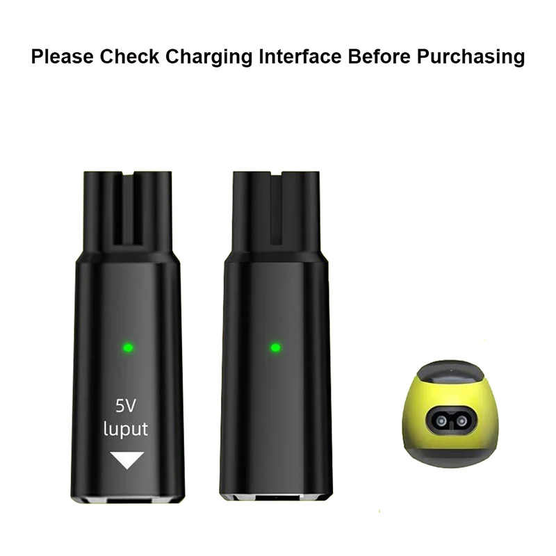 5V Type-C Shaver Adapter Charger Converter for Philips OneBlade QP2724 QP2834 QP1424 QP1924 QP4631 MG7910 S1115 Beard Trimmer