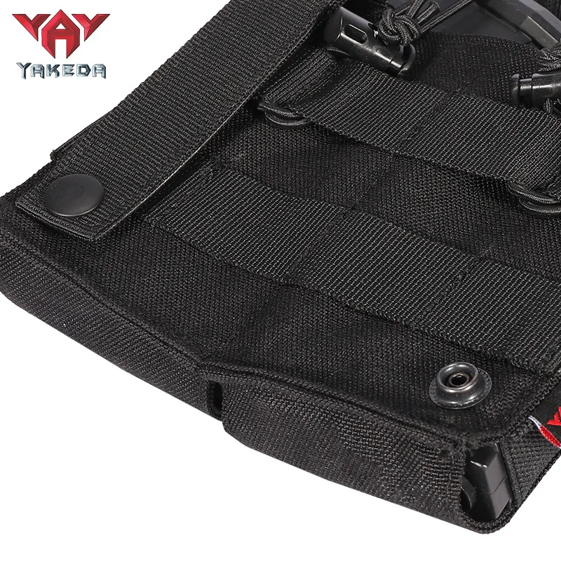 YAKEDA Tactical Duplex Magazine Pouch Accessory Pouch Multifunctional Military Fan Belt Pouch molle