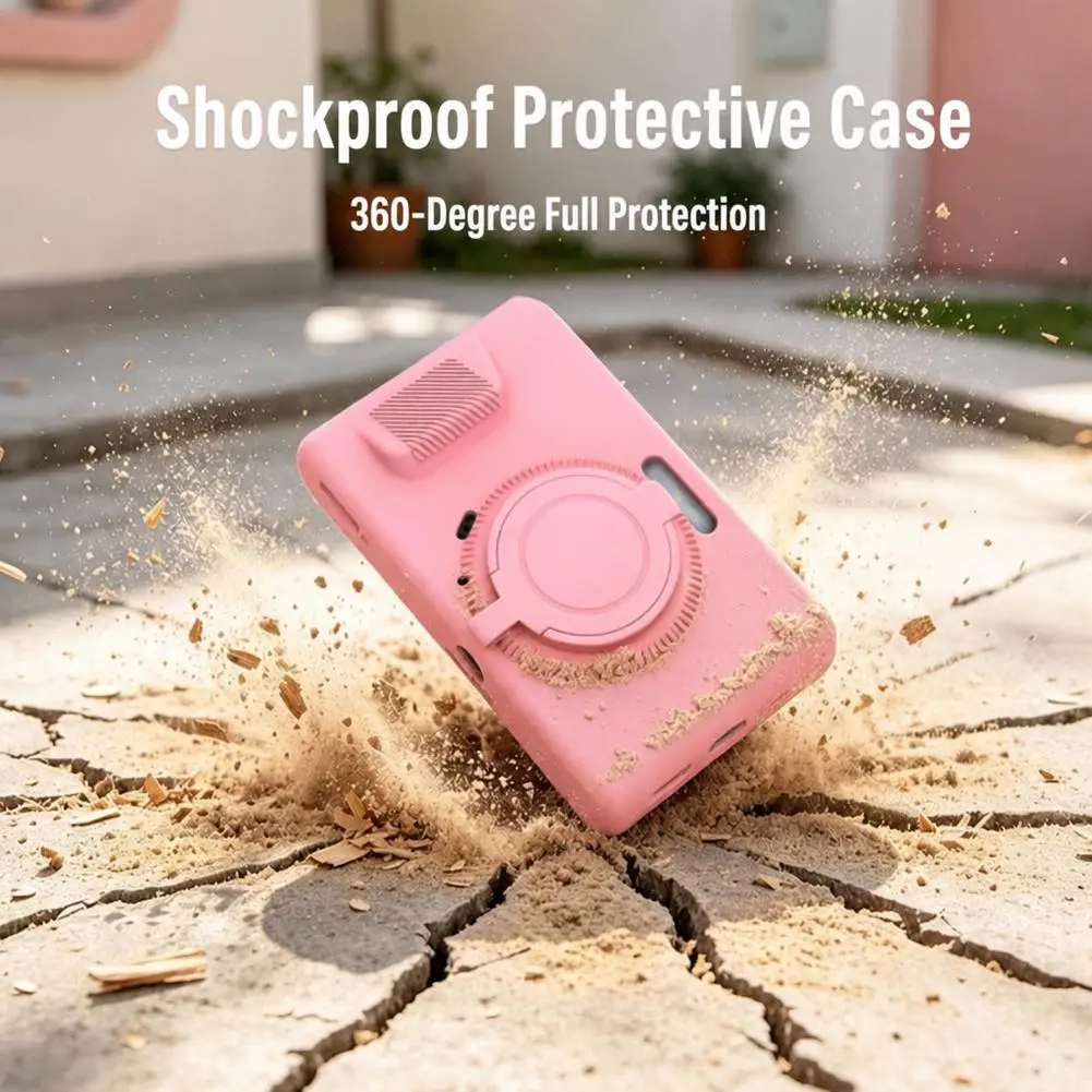 For Kodak Pixpro C1 Protective Case Shockproof Camera Silicone Shell Anti-Slip Anti-Scratch Washable Full Body Protection Case