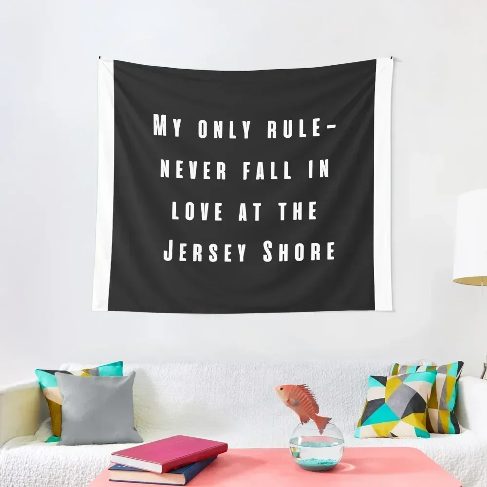 my only rule- never fall in love at the jersey shore Tapestry Room Design Mushroom Tapestry