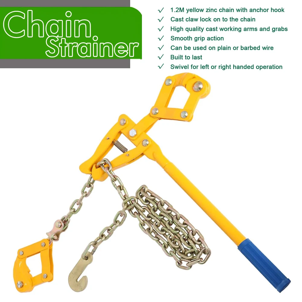 Цепной фильтр 2025, инструмент для ремонта забора, ограждение, уличное оцинкованное животное, электрический забор, натяжение проволоки для фермы, инструменты для обжима