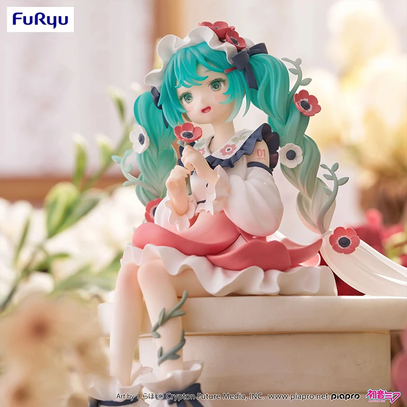 Hatsune Miku Anime Figure - Kawaii Flower Fairy Cartoon PVC Action Figurine Model Doll for Kids Birthday Gift