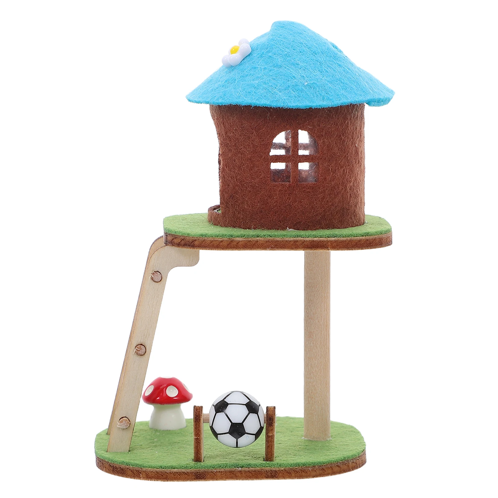 

Mini Climbing Frame Wooden Tree For Dollhouse Accessories Tiny Cat Climber Decoration - Miniature House Interior Design