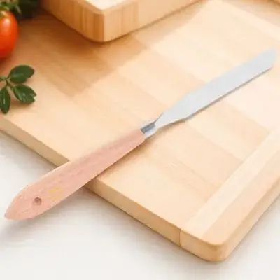

Oil Painting Scraper Wooden Handle Ultrathin Blade Flexible Spatula Knife For Art Mixing Tools Painting Supplies Art
