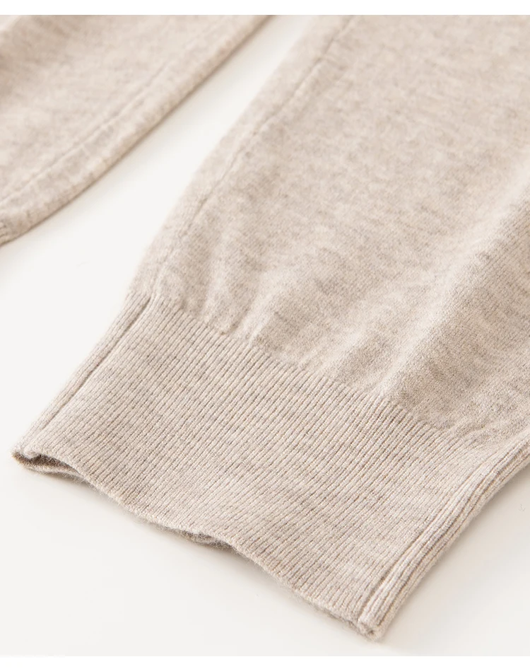 MZ62127 Damen Minimalistische Strick-Jogginghose mit Hoher Taille, Elastisch, Schmal Geschnitten, Weiche Modal-Mischung, Freizeithose für Herbst und Winter – Detail 16