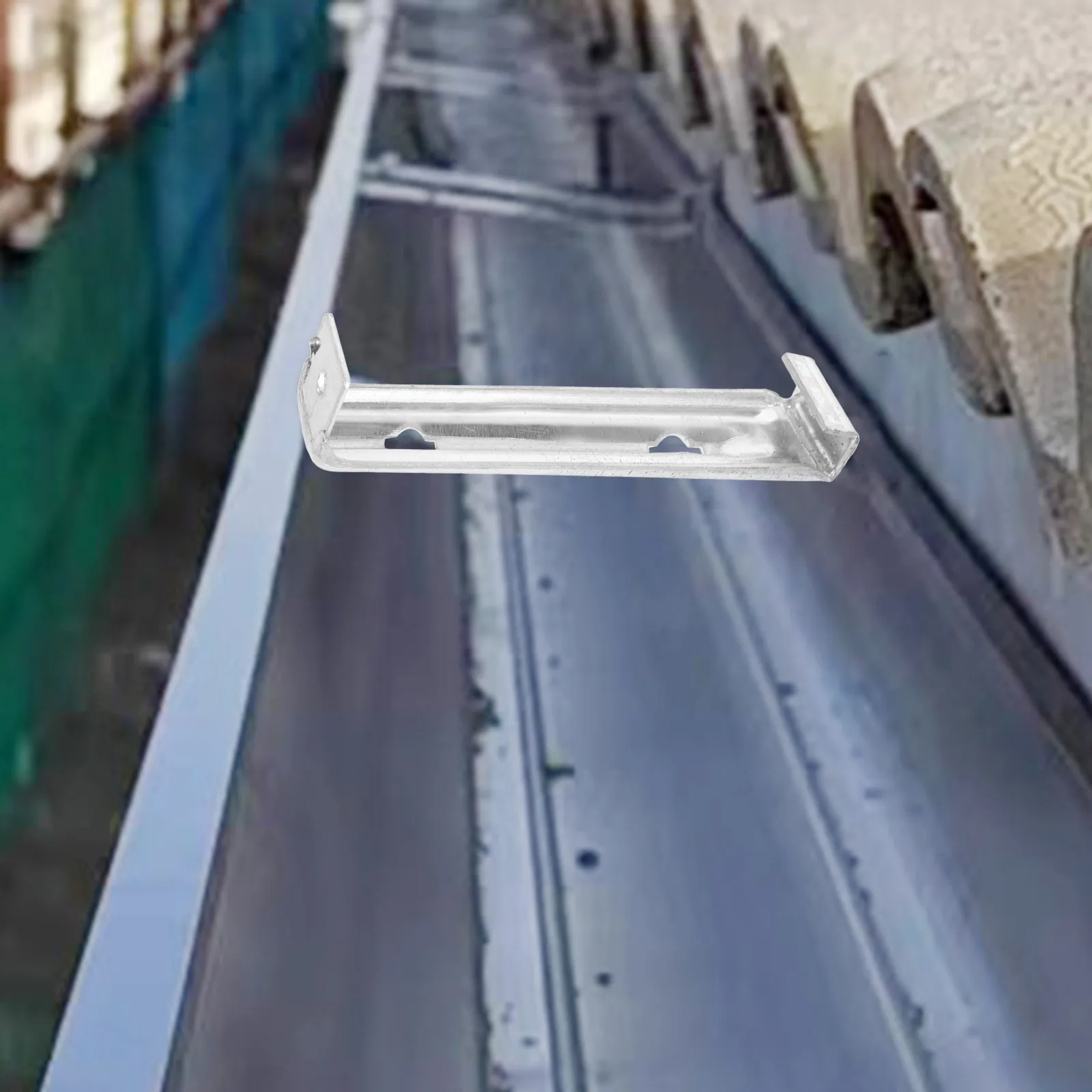 Rain Gutter Fixed Rack Hangers Accessory Mounting Brackets Hanging Holder Support