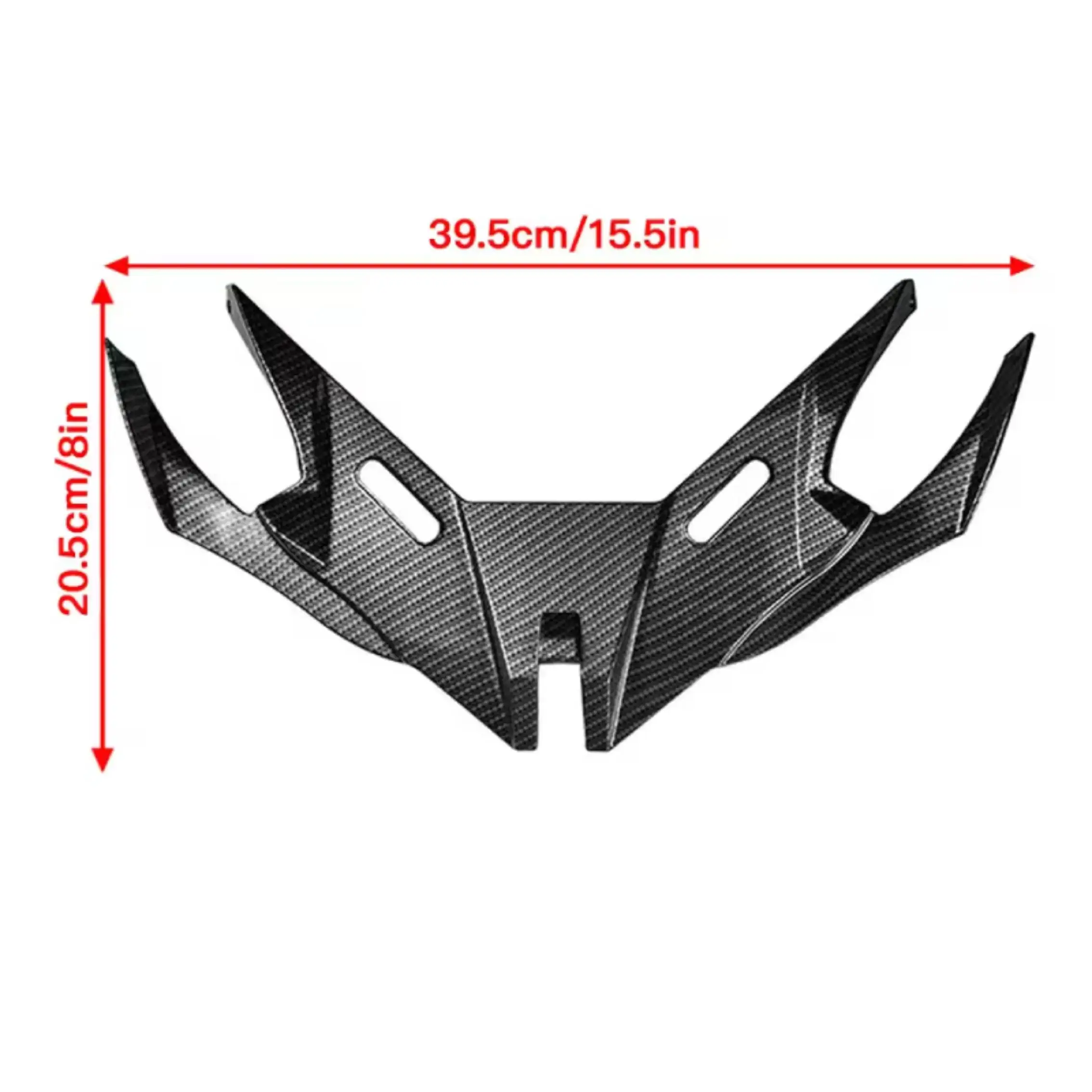 Motorcycle ABS Front Fairing Winglet Wing Guard Cover Spoiler Aerodynamic Wing Cover Winglets For PCX160 Click V2 125/150/160