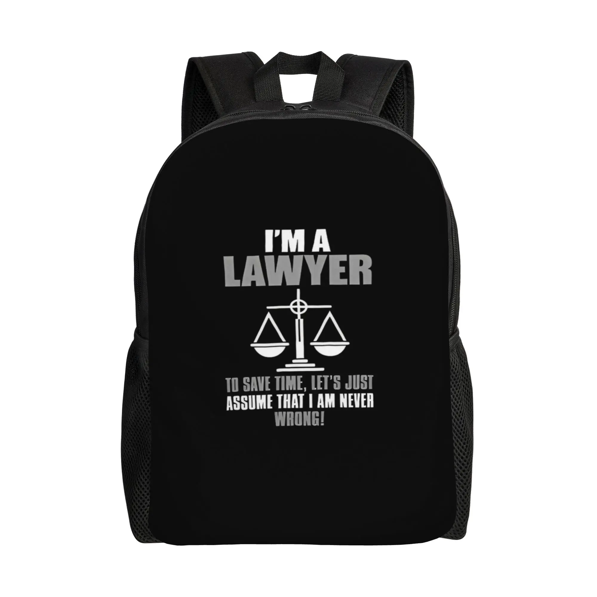 Handbag Back to school season Lawyers Never Wrong  Super Quality Backpack