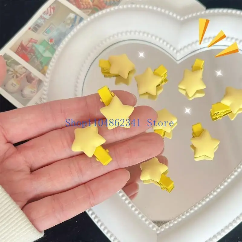 5asd กิ๊บรูปดาวหรูหราสำหรับเด็กวัยหัดเดินวัยรุ่นผู้หญิงผมหางม้าฤดูใบไม้ผลิกิ๊บด้านข้าง