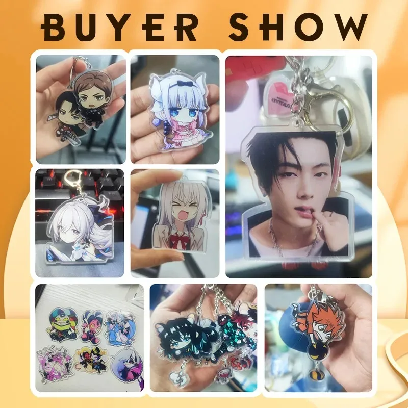 Genshin Impact Ganyu Seductive Tattoo Waifu Trendy Attractive Acrylic Keyring Innovative Glaring Backpack Decor Collection - Image 5