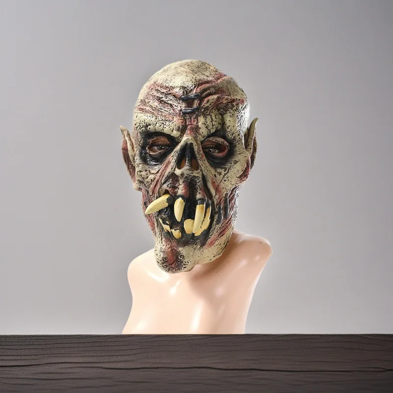 

Halloween horror mask Costume Cosplay Scary Vampire Full Face Skull Mask Horror Movie Zombie Alien Infected Latex Headgear