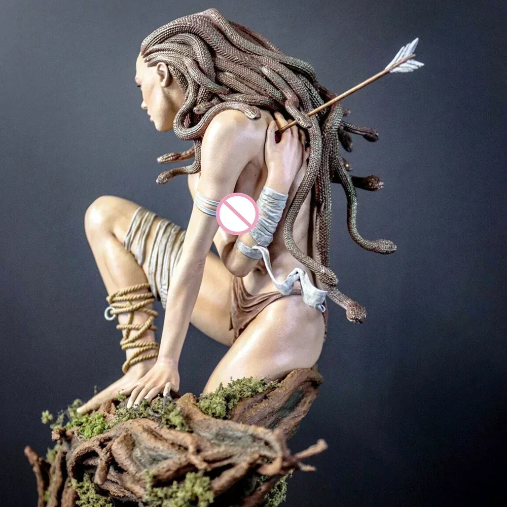 Medusa Kit Model figur Resin 120mm Model skala 1:16 Kit tanpa cat mainan Diy hobi Model plastik A336