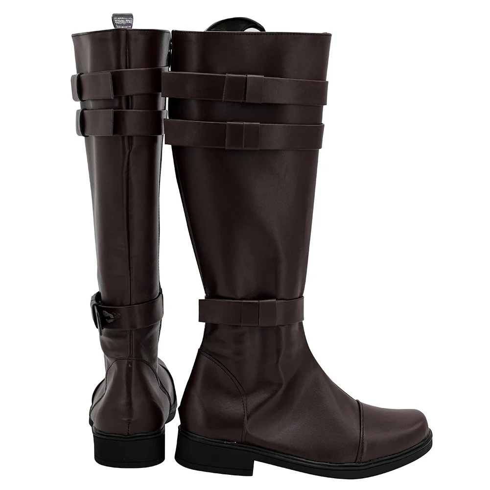 Obi Cosplay Wan Schuhe Dunkelbraune Stiefel Männer Roleplay Fantasia Schuhe Film Space Battle Verkleidung Kostüm Zubehör