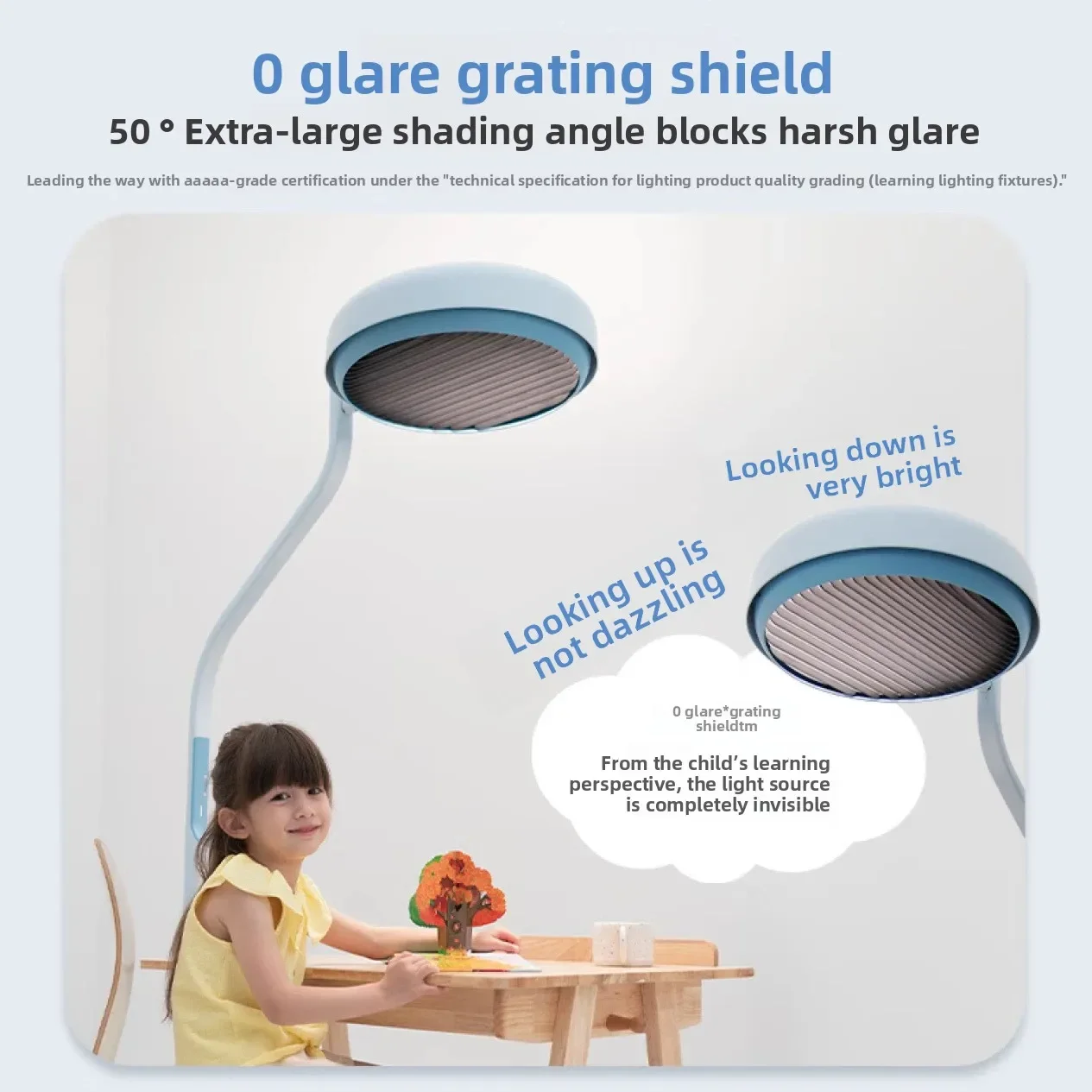 Street lamp eye protection lamp, children's reading, learning floor lamp standing lamp