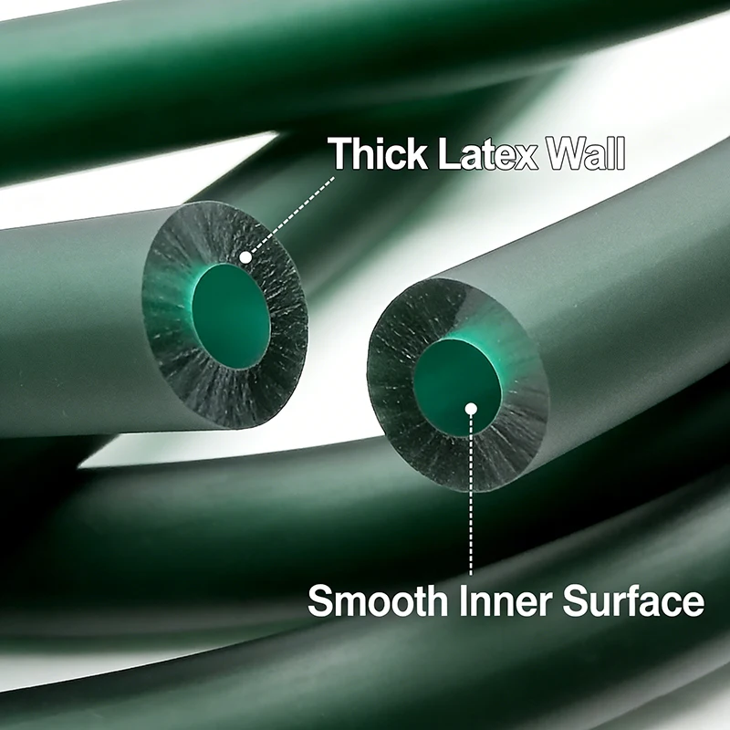 

Natural Latex Slingshot Hose size 1632 1842 2050 3070 1M-5M Antifreeze Wear Resistant Tension Belt for Hunting & Home Exercise