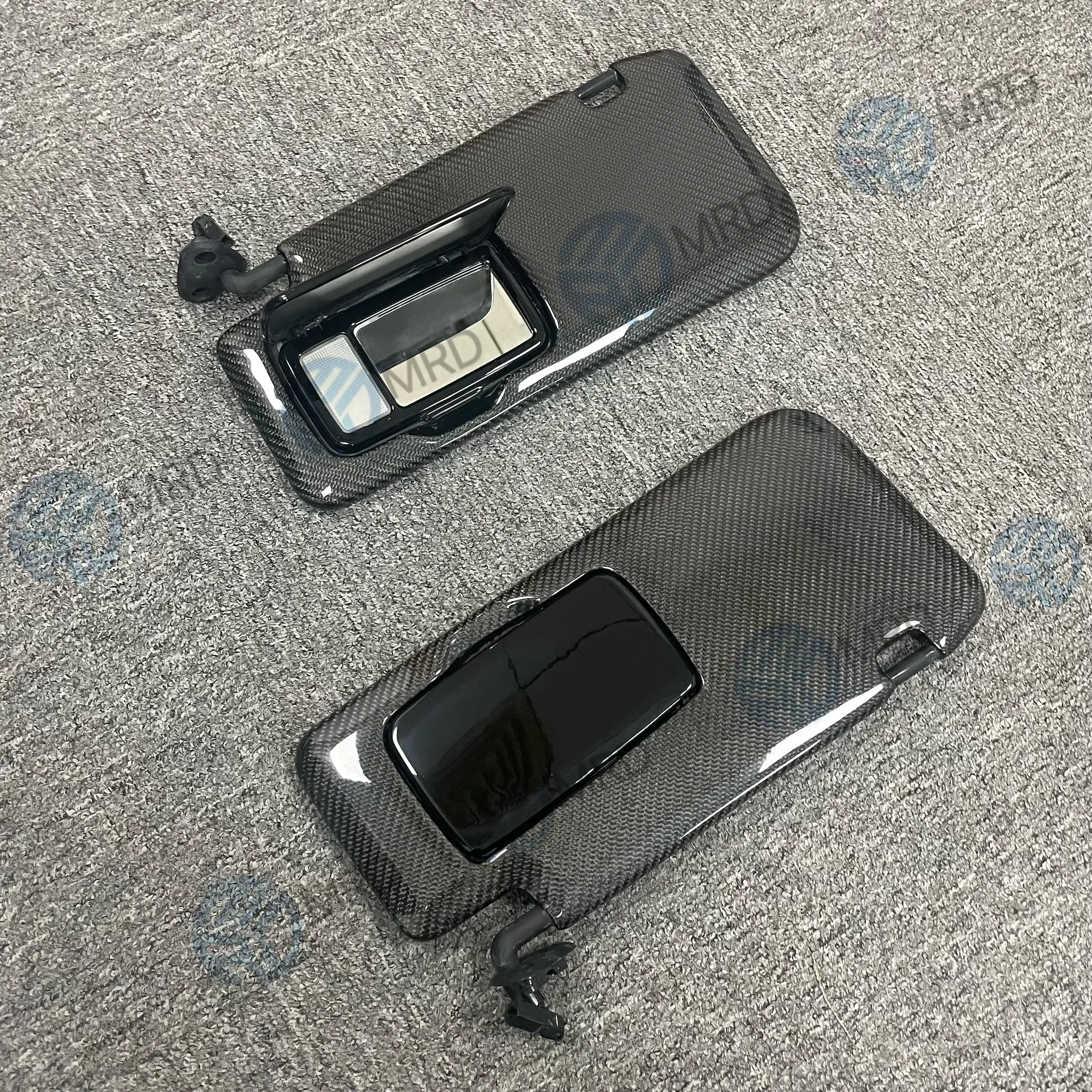 スバル ブリーズ 2014 BRZ用 MRD サンシールド 本物のカーボンファイバー製サンバイザー