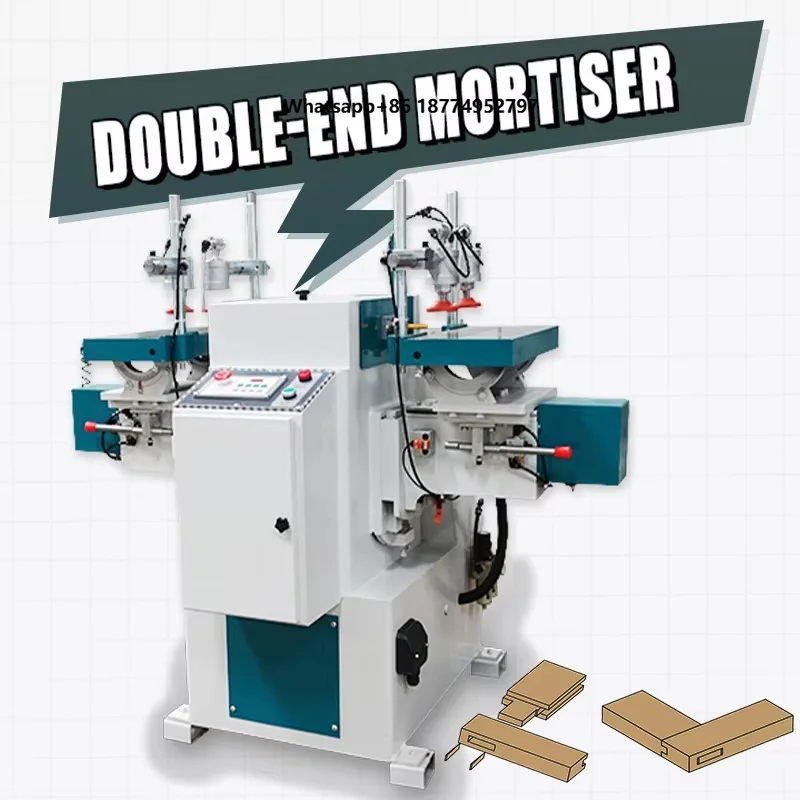 ZICAR Double Head Woodworking Tenon and Mortise Machine Woodworking Dovetail Tenoner Machine Double and Tenoner Machine