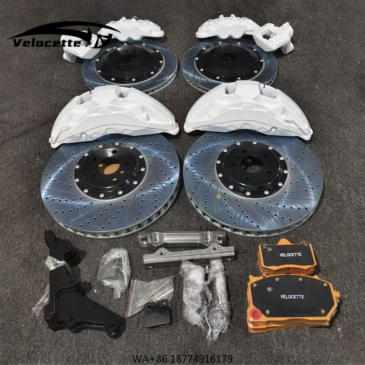 

Brake Disc Front Rear Brake Caliper 10N 10Pot Rotor Rear Electronic Parking for V60 Polestar Superleggera Quadrifoglio