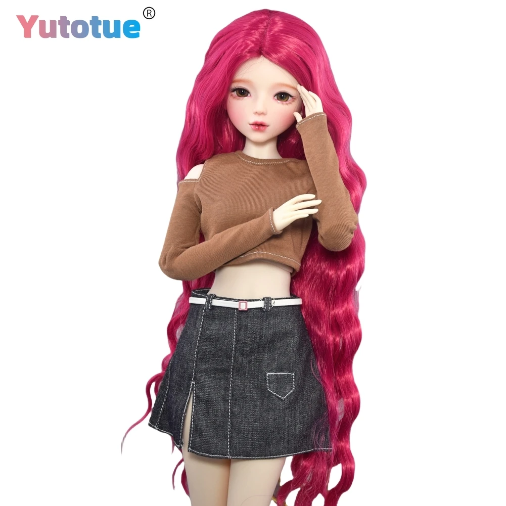

YUTOTUE 22 inch Height Female Joints Doll Toy with Clothes Dress Shoes Wigs 1/3 BJD Doll Lifelike