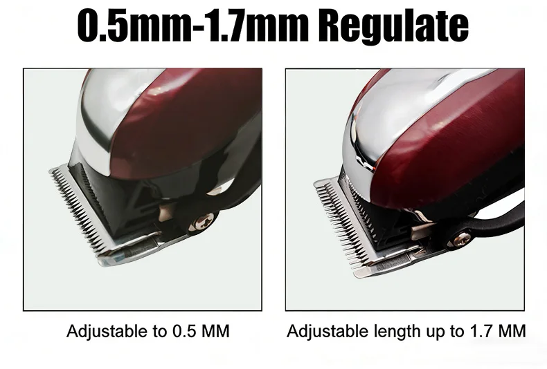 USB-Aufladbarer Professioneller Haarschneider für Männer mit LED-Anzeige, Kabelloser Trimmer, Haarpflege-Set für Zuhause, Ideales Geschenk für Männer – Detail 6