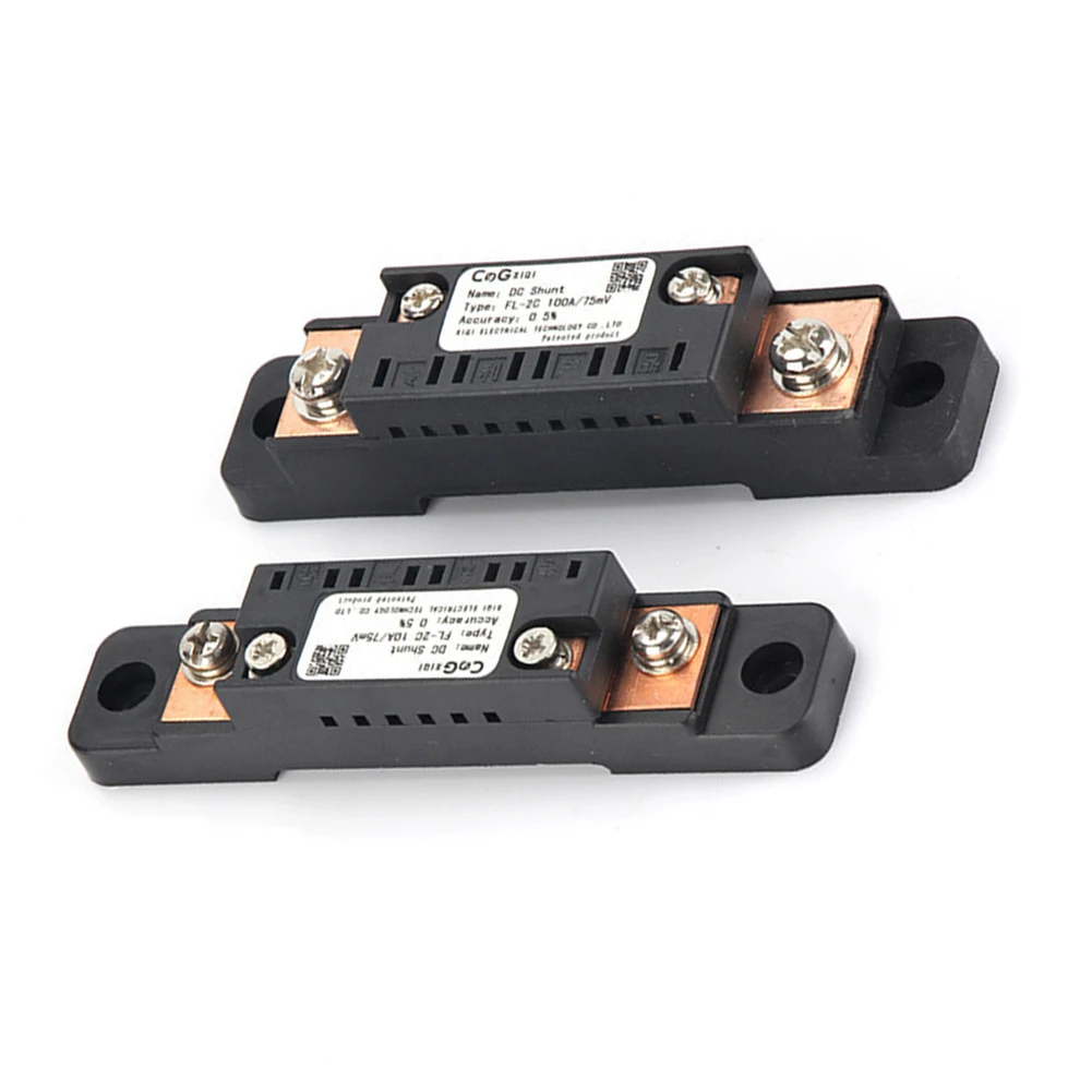 FL-2C الفاصل الفولتميتر الرقمي تيار مستمر التناظرية مقياس التيار الكهربائي تحويلة المقاوم الصانع مع قاعدة 10A 15A 20A 30A 40A 50A 75A 100A