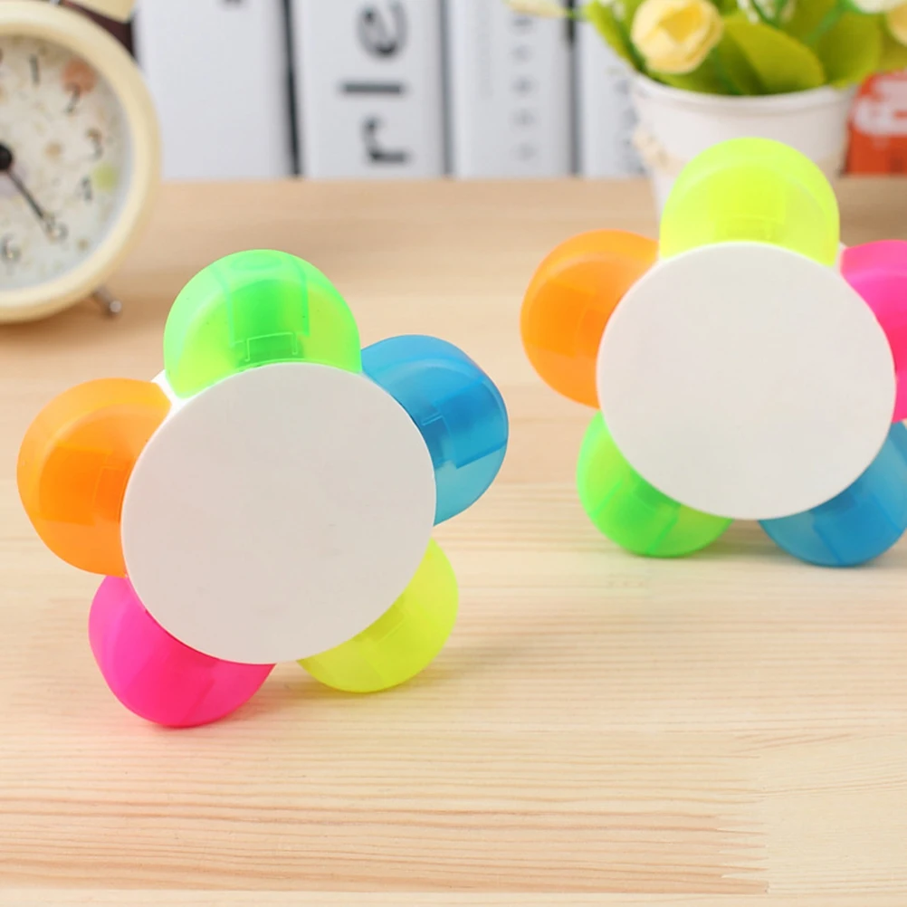 

5 Pcs Highlighter Fluorescent Markers Stationery Pen Variety Watercolor Officc Highlighted