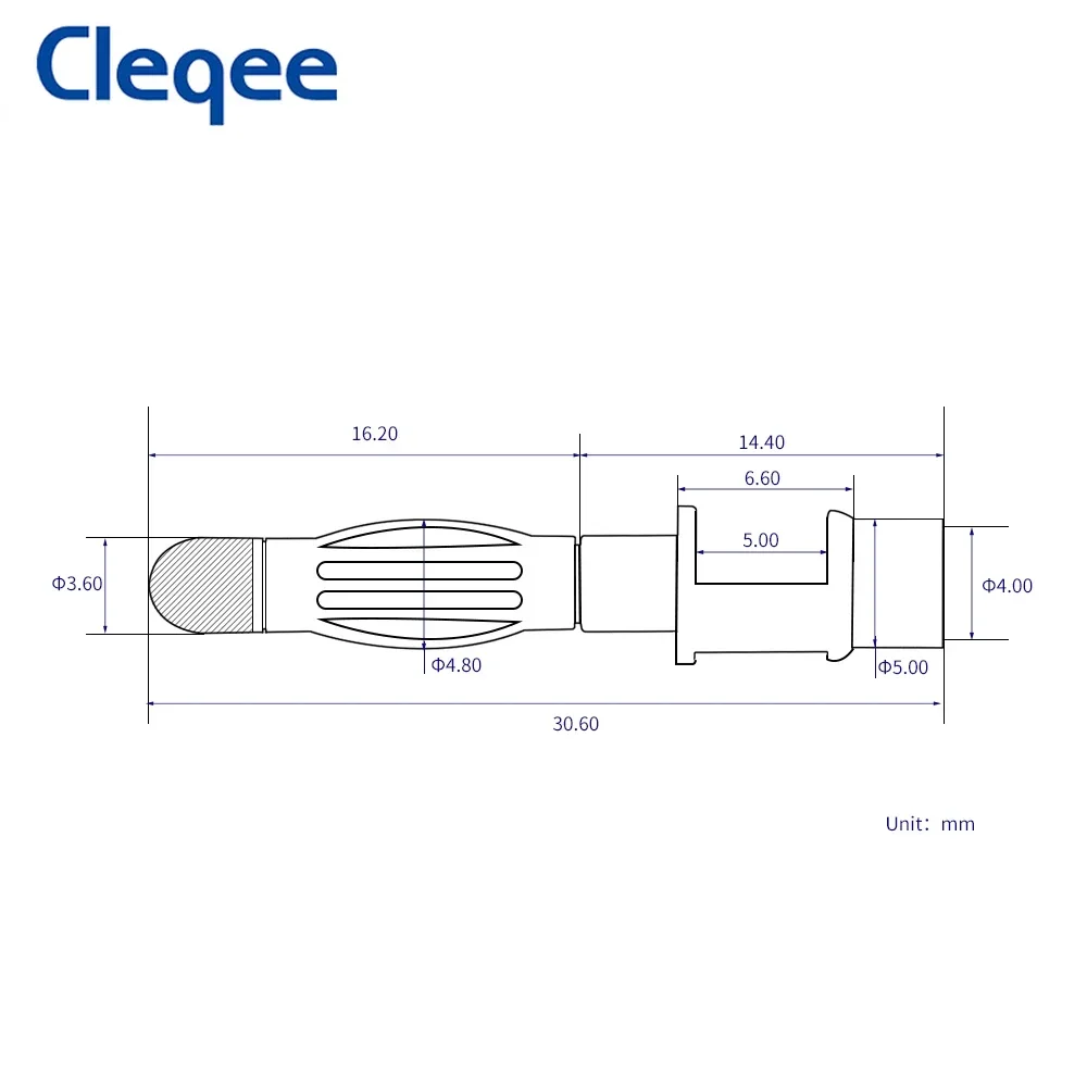 Cleqee P3013 32A безопасный 4 мм закрытый штекер типа «банан» припой DIY в сборе для мультиметра тестовые провода разъемы 1000 В