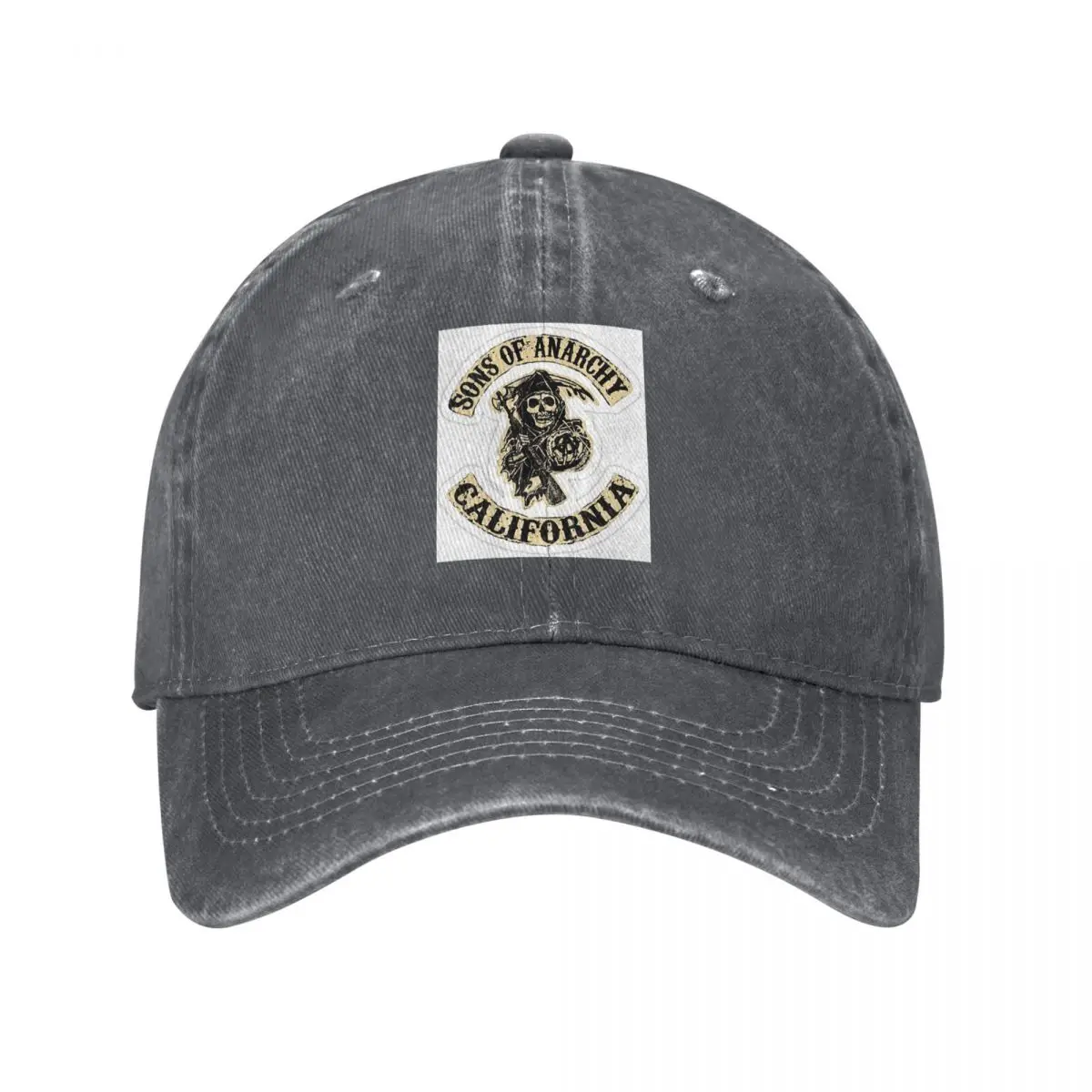 Sons Of Anarchy Samcro Whiskey Baseball Caps Snapback Washed Denim Hats Outdoor Adjustable Casquette Hip Hop Baseball Cowboy Hat