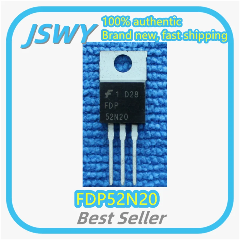 

(10/50pcs) FDP52N20 Silkscreen 52N20 TO-220 MOSFET Genuine Stock Large Inventory