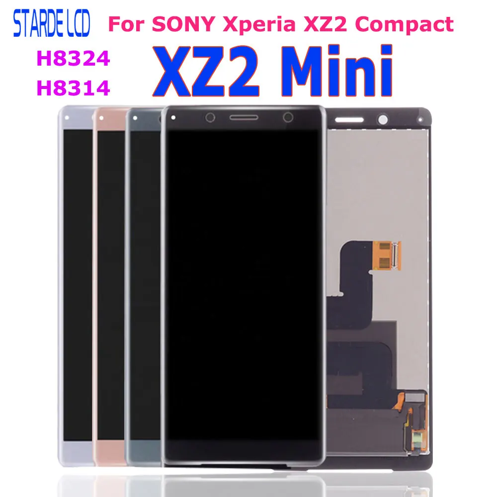 5 дюймов для SONY Xperia XZ2 Компактный ЖК-сенсорный экран дигитайзер в сборе для Sony XZ2 Mini дисплей Замена H8324 H8314