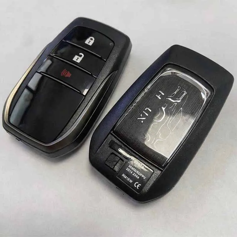 For Toyota Hilux Hilux GR Pickup Fortuner Innova Original Style Smart Remote Key Fob Board 0182 / 0010 433-434MHz 8A Chip