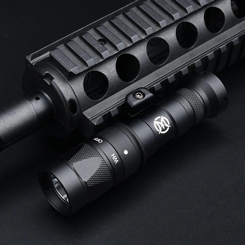 

M340 M340W Airsoft Tactical Flahlight Hunting Scout Flashlight Fit 20mm Picatinny Rail Hunting Weapon Gun Light Mount Rifle