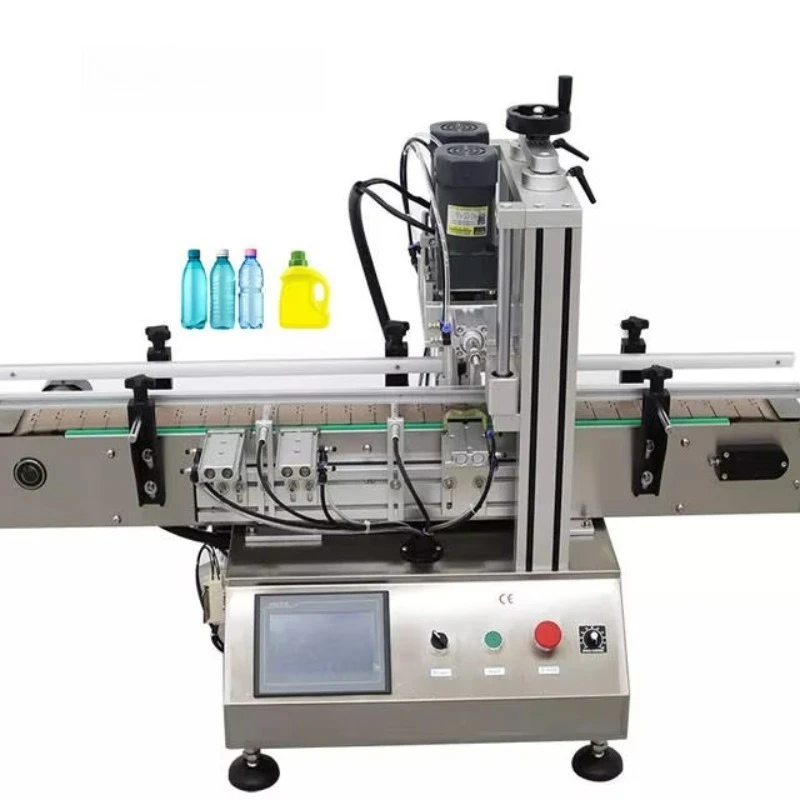 Desktop automatic capping machine/Food, beverage, cosmetic capping equipment/Suitable for small factories