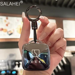 Gradient Color TPU Car Smart Remote Key Case Full Cover Protector Holder Shell For ZEEKR 001 Auto Keyless Keychain Accessories