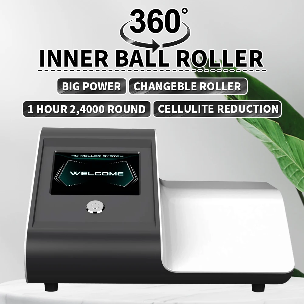 

360 Degree Endo Lymphatic Drainage Cellulite Removal Body Sculpting Butt Lifting Inner Ball 9D Roller Slimming Machine