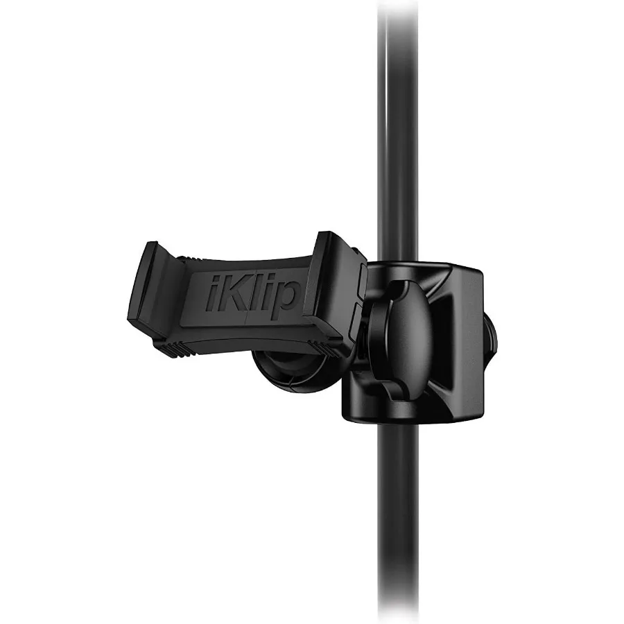 

IK Multimedia iKlip Xpand Мини-подставка для микрофона Держатель для телефона, совместимый со смартфонами iPhone Android от 3,5 до 6 с регулируемым 360 S