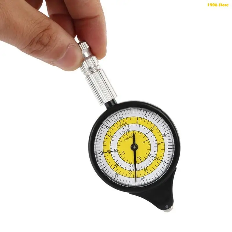 U1JB Rangefinder Odometer Distance Caculator Map Tool Metal Wheel Map Wheel Distance