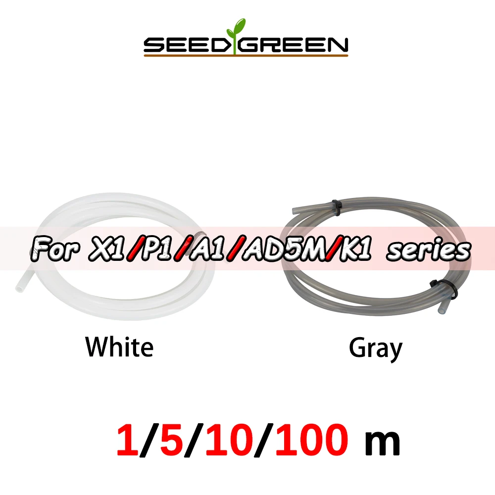 

For Bambu Lab P1P A1 mini 3D Printer PTFE Tube Teflonto Pipe Bowden Extruder 1.75mm ID2.5mm OD4mm Bambulab Filament Parts