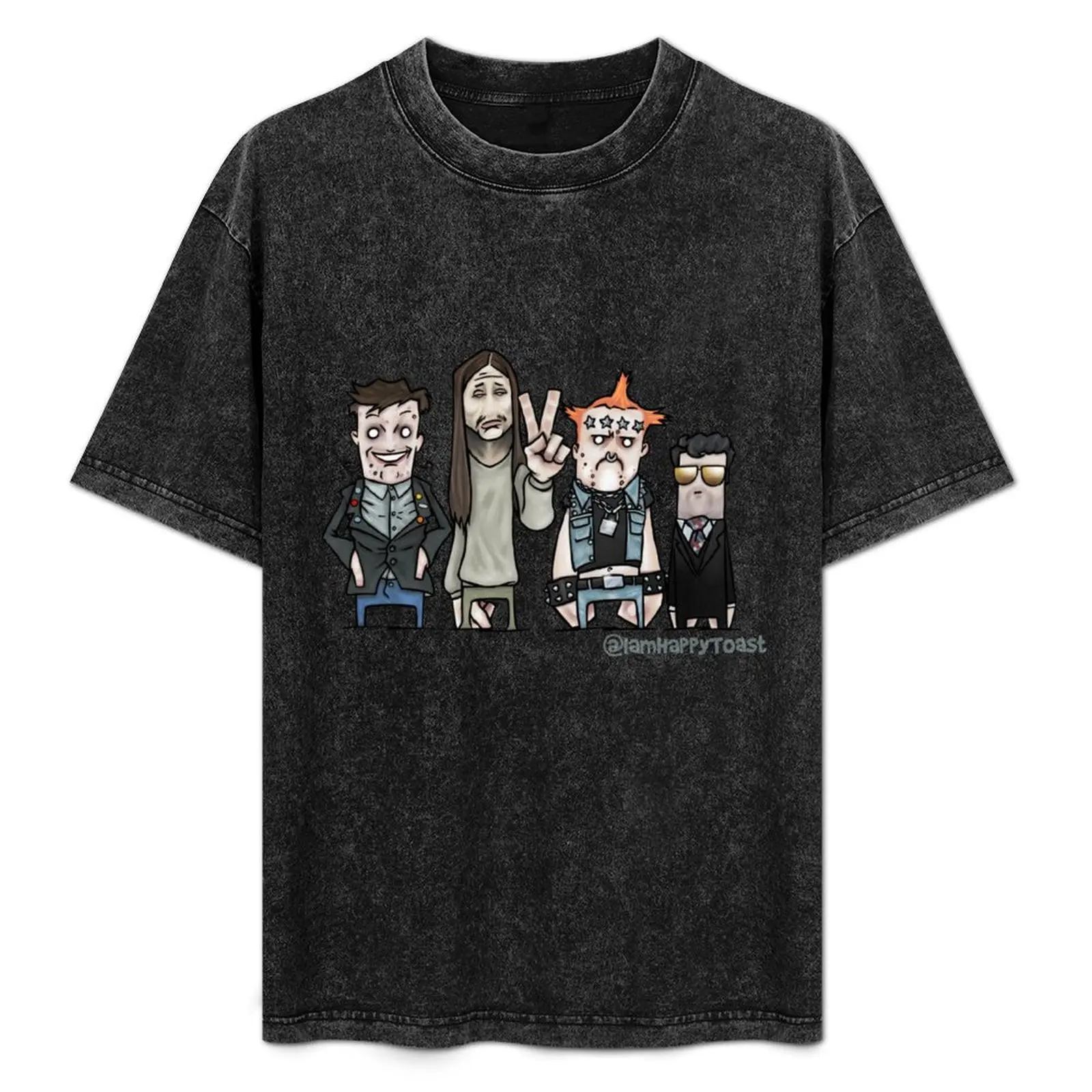

The Young Ones - HappyToast T-Shirt Soft Stretch Short Sleeve Top