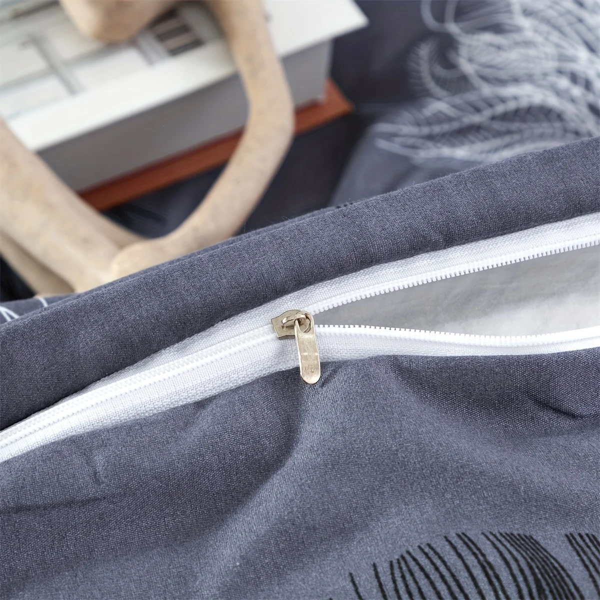 Cotton Breathable Duvet Cover Set Twin Full Queen Size.King Size Zipper Closure For Teen Boys Girls Bedroom Decor Summer