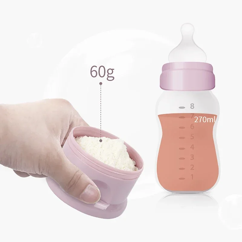 Boîte de stockage de lait en poudre pour bébé, 3 couches, distributeur de nourriture portable, conteneur de stockage de nourriture pour enfants, boîte de collation pour tout-petits