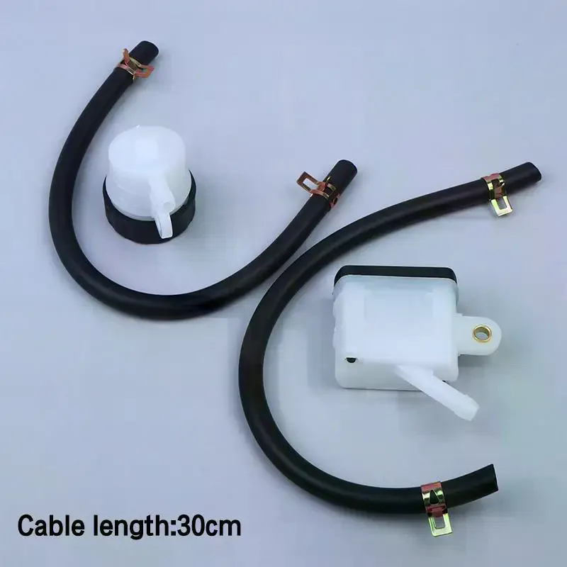 Motorcycle Universal Lever Brake Oil Tank Foot Brake Master Cylinder Oil Cup Fluid Bottle Reservoir Dirt Bike Scooter Pitbike